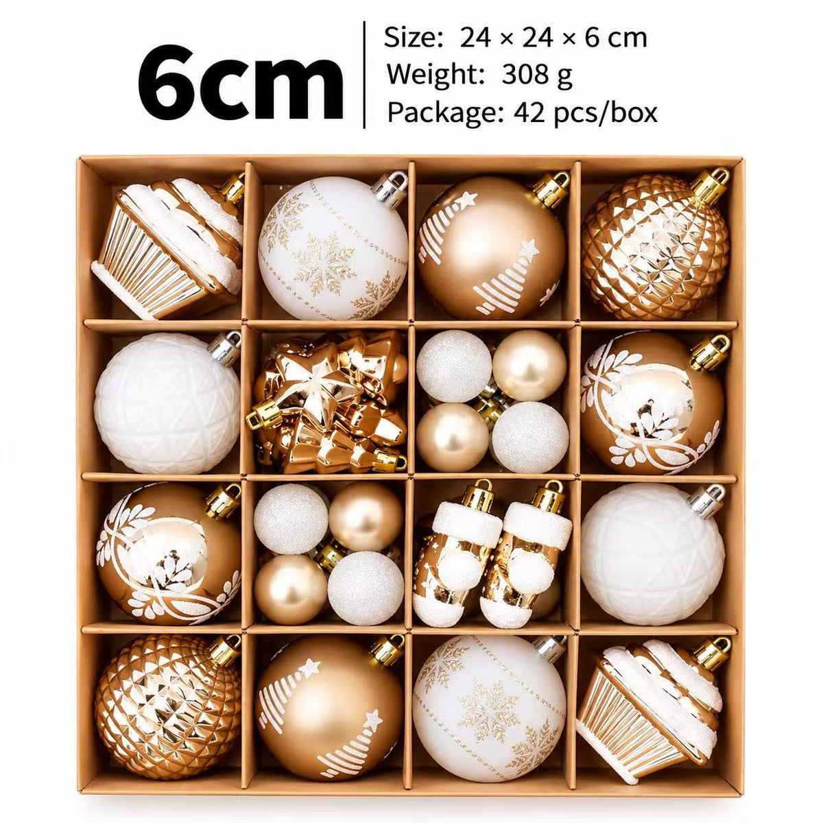 Merry & Bright Ornament Collection · 42 Pieces