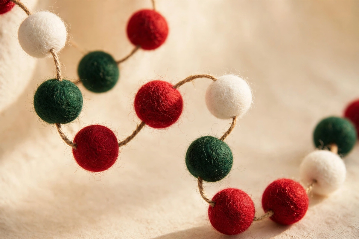 Snow-Kissed Christmas Tinsel Garland Decor Set · 2M